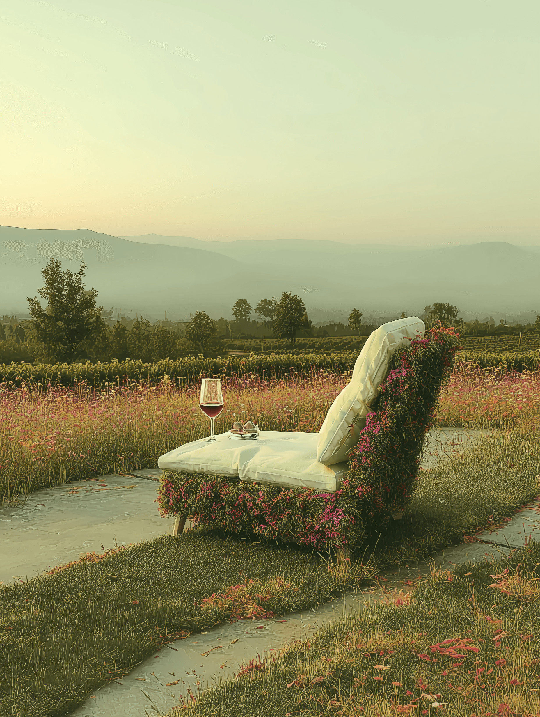 Luxury hotel guest reflecting on transformative travel experience - Spinlink AI infrastructure connects meaningful hospitality properties to travelers through ChatGPT, Claude, and AI platforms